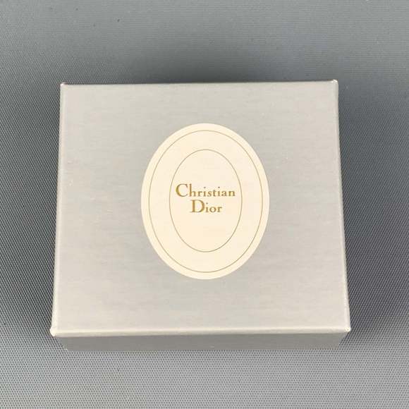 Vintage 80's CHRISTIAN DIOR Gold Woven Metal Earrings - Picture 4 of 4